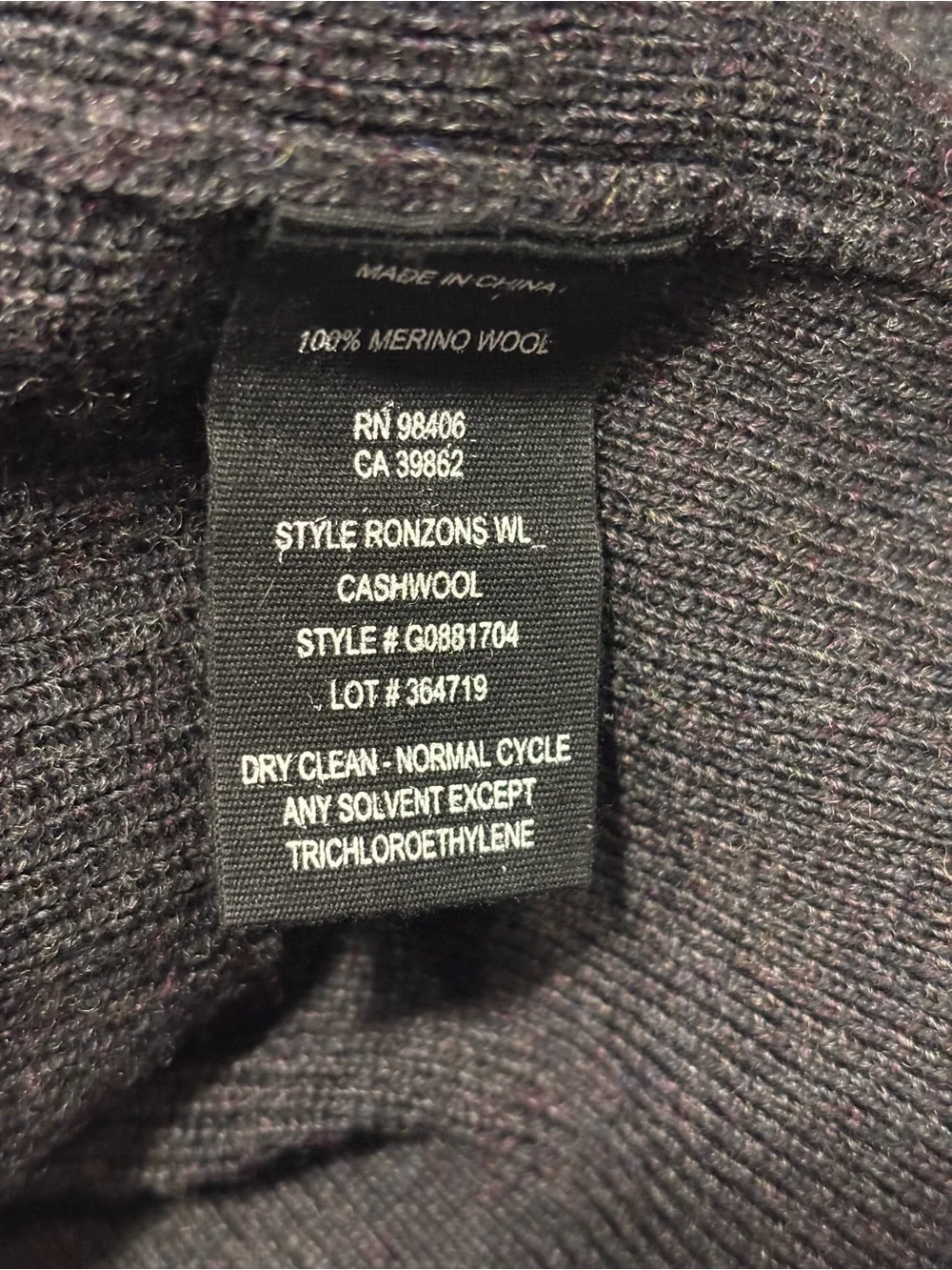 Theory Men's Merino Wool Crewneck Sweater Size L Retail $245 Unisex
